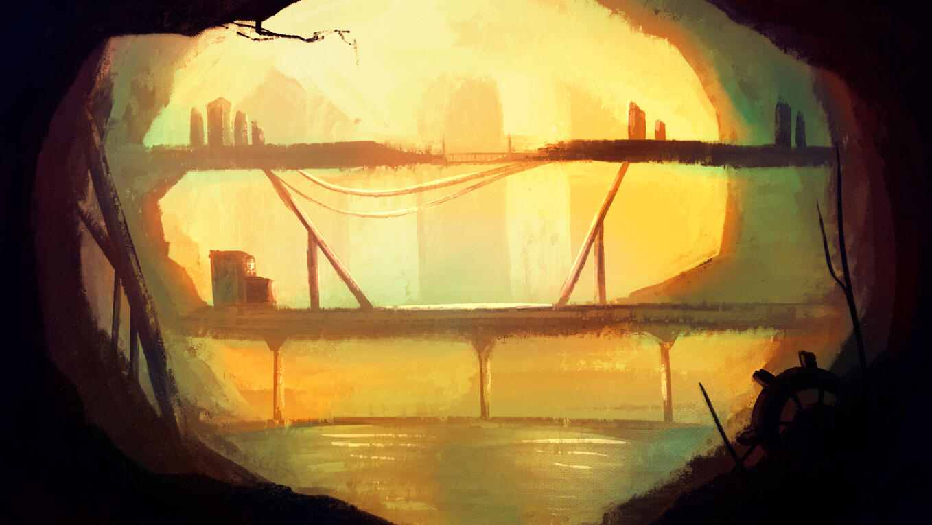 Frozen Factory Illustration