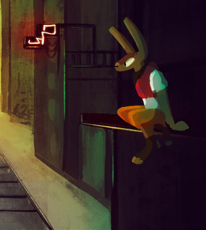 Frozen Factory Illustration